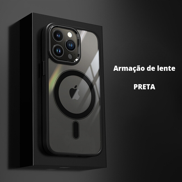 Case Luxury HD para iPhone 11 12 13 14 Magnética Magsafe