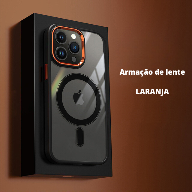 Case Luxury HD para iPhone 11 12 13 14 Magnética Magsafe