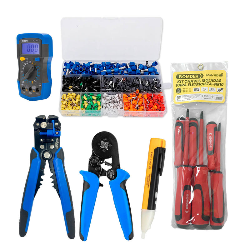 Kit Eletricista Profissional [6 Peças]
