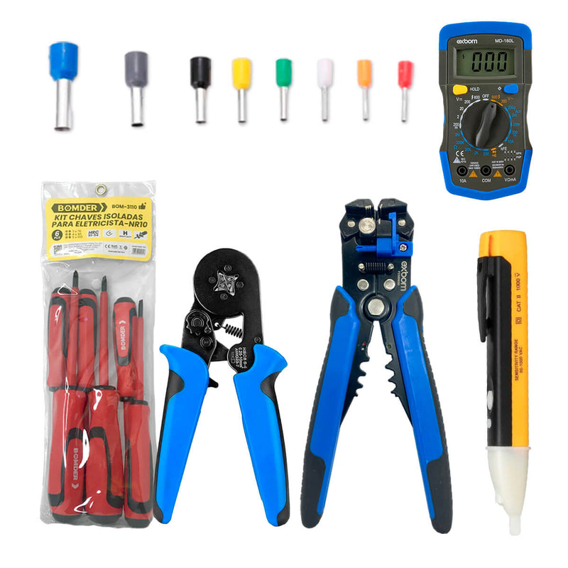 Kit Eletricista Profissional [6 Peças]