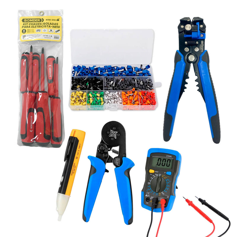 Kit Eletricista Profissional [6 Peças]