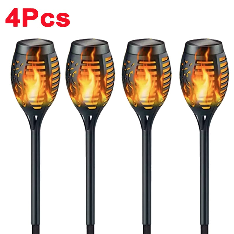 Luz Tocha Solar Aquafire à Prova d'Água IP65