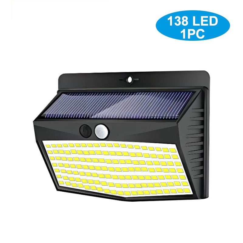 Luz solar LED 100/138/208/468/LEDs