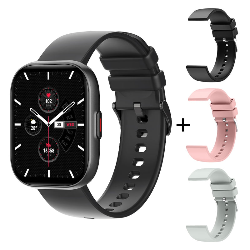 Relógio Smartwatch COLMI P68 tela 2.04'' AMOLED 100 Modos de esporte Bateria de 7 Dias