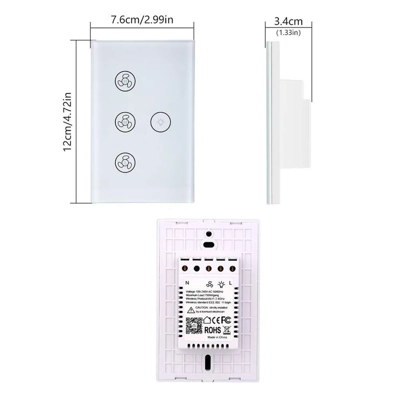 Interrupor de Ventilador WiFi Smart