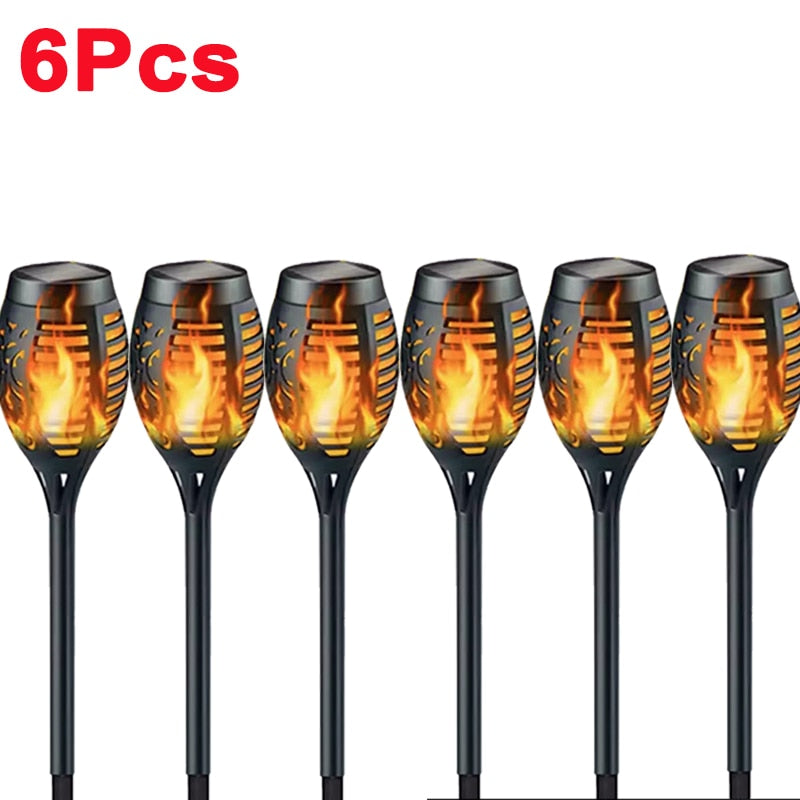Luz Tocha Solar Aquafire à Prova d'Água IP65