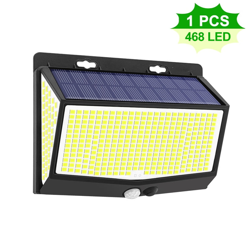 Luz solar LED 100/138/208/468/LEDs