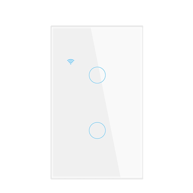 Interruptor Smart Branco tuya / Smart life   Alexa, Google Home com / sem fio neutro