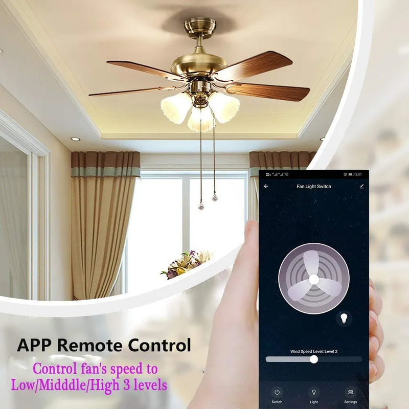 Interrupor de Ventilador WiFi Smart