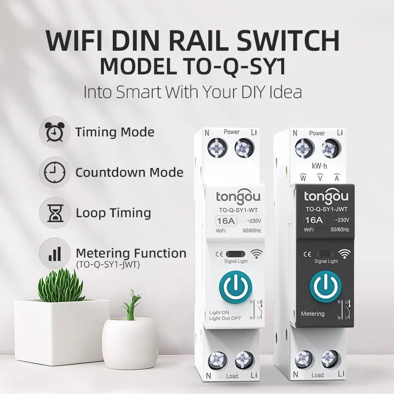 Dijuntor TUYA WIFI Smart  wireless