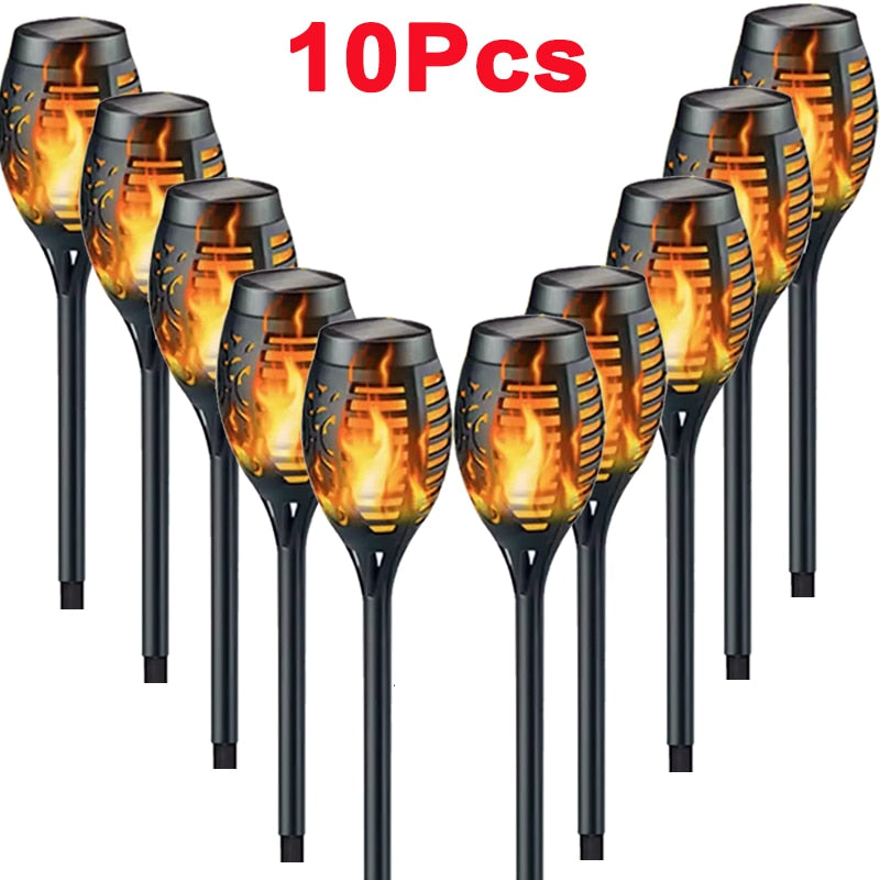 Luz Tocha Solar Aquafire à Prova d'Água IP65