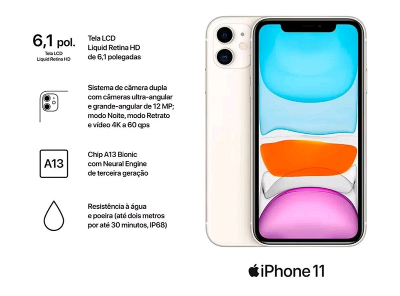 iPhone 11 Apple 64Gb 6,1" 12MP ios