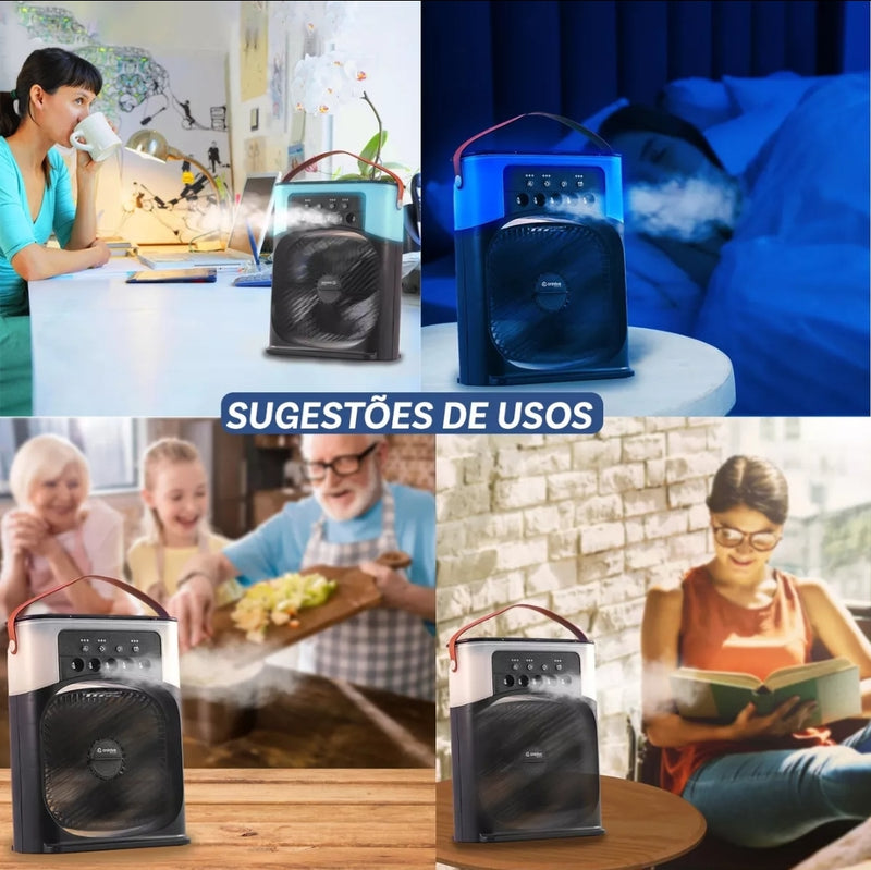 Ventilador Umidificar portátil