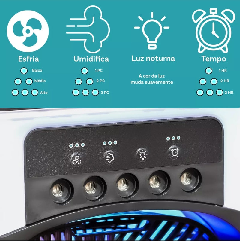 Ventilador Umidificar portátil