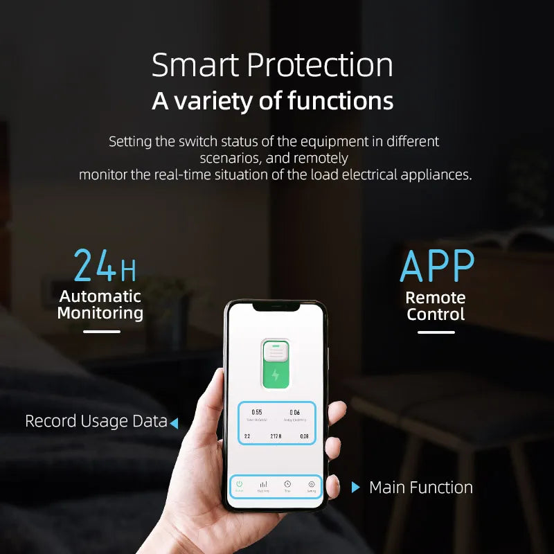 Dijuntor TUYA WIFI Smart  wireless