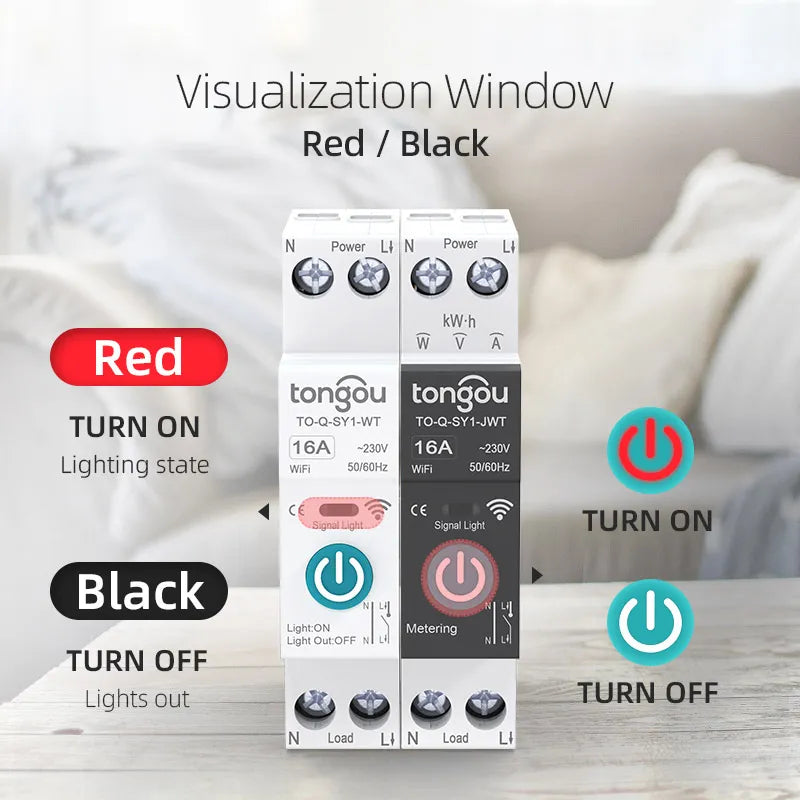 Dijuntor TUYA WIFI Smart  wireless