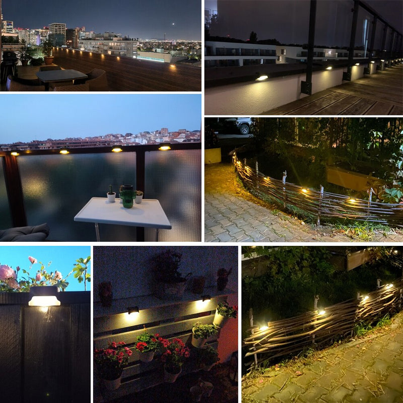 - Luminária Solar_Deck Para Jardim