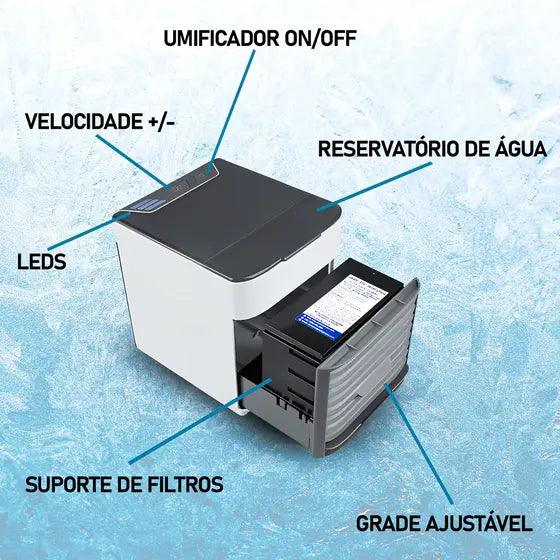 Artic Air - Ar Condicionado Portátil - JED ELETRÔNICOS TENDÊNCIAS 