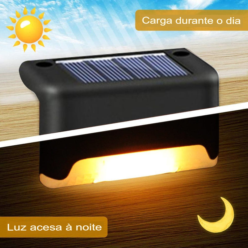 - Luminária Solar_Deck Para Jardim