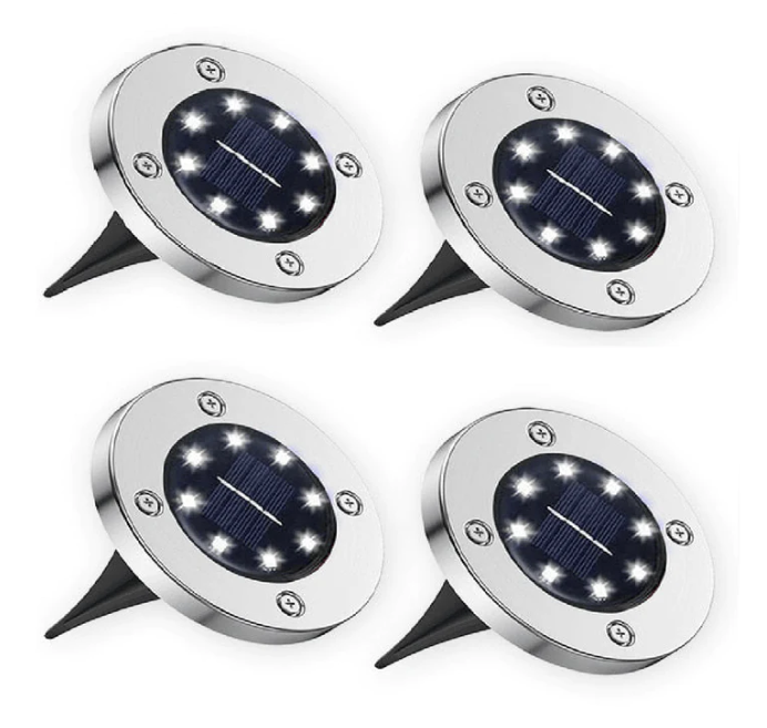 Luminária de Led Solar para Jardim e Calçadas - ECONOLUX