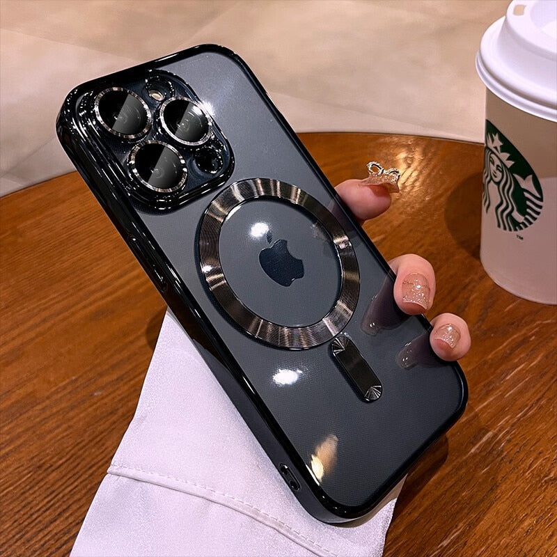 MagCase® | Silicone Premium & Borda Metálica