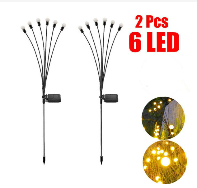Luz Solar de Led Efeito Vagalume - LumiGarden