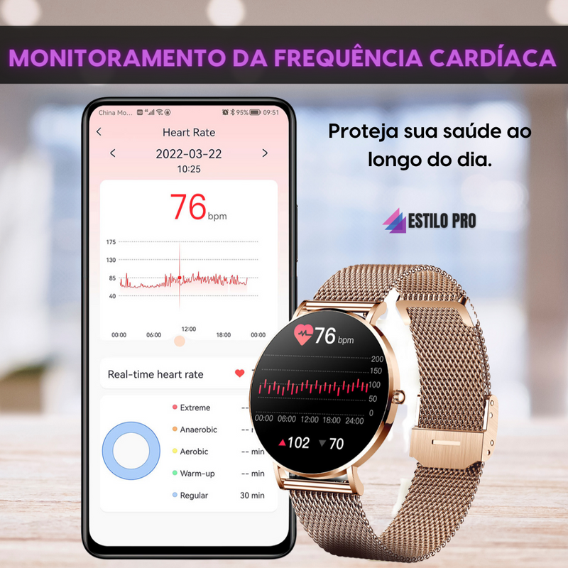 SmartWatch Feminino Elegance