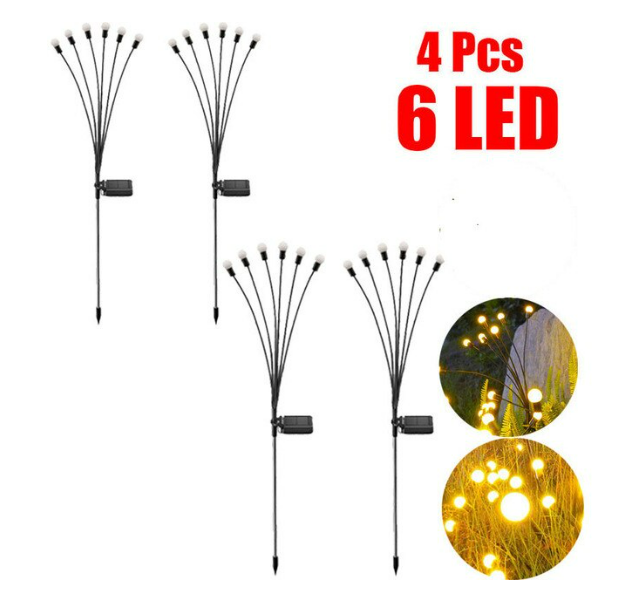 Luz Solar de Led Efeito Vagalume - LumiGarden